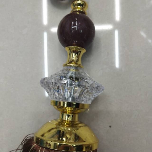 New style factory direct sales available for retail and wholesale - double-section crystal curtain hanging balls details Picture