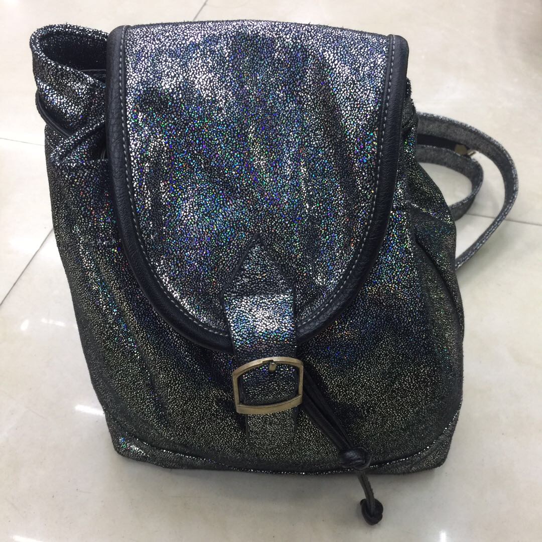 潮流学生背包 牛皮时尚大容量双肩包2020新款三用包旅行包