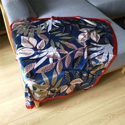 Blue Small Square Scarf Scarf Korean Version Fashion Casual Scarf