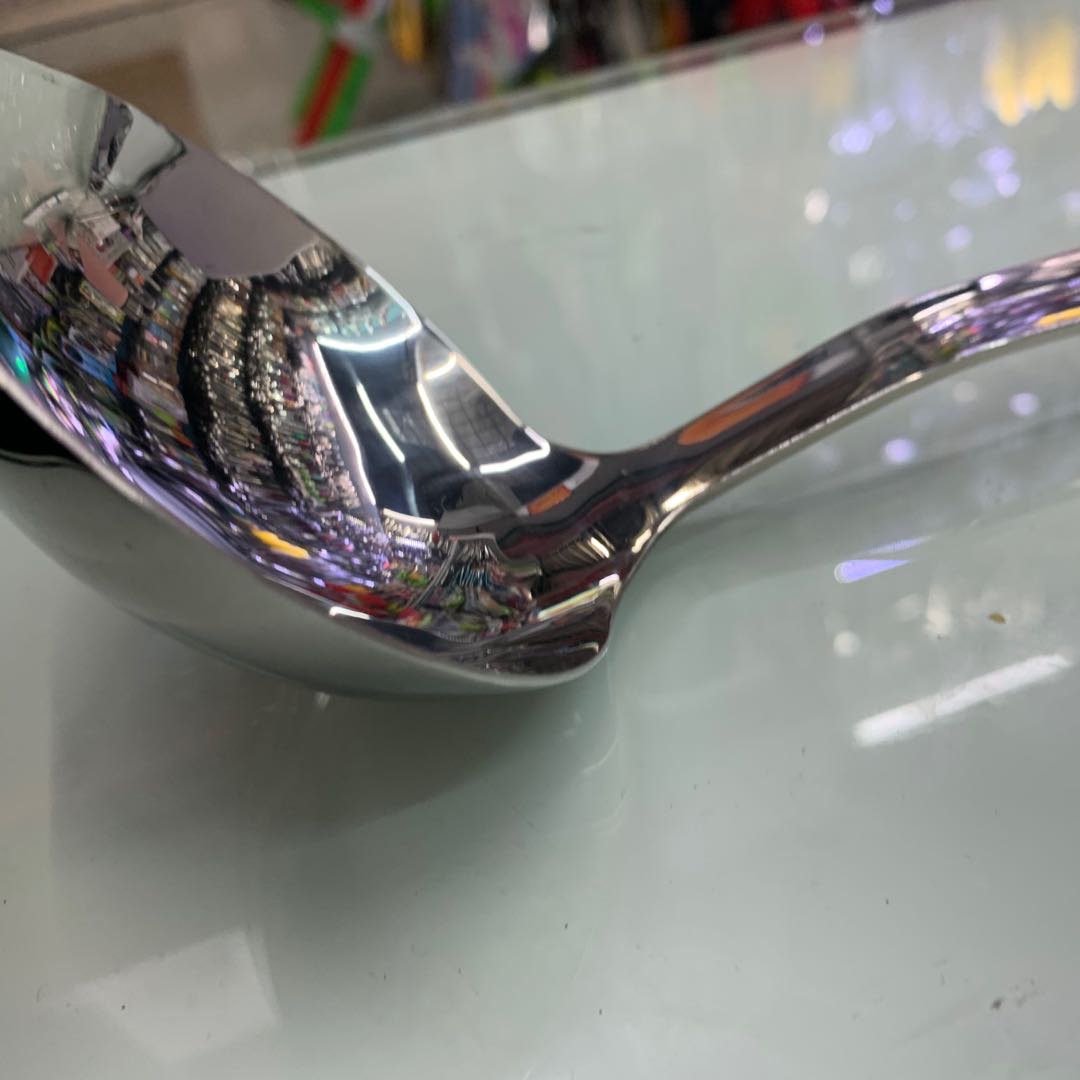 Acero inoxidable soup spoon spoon home spoon Specification image
