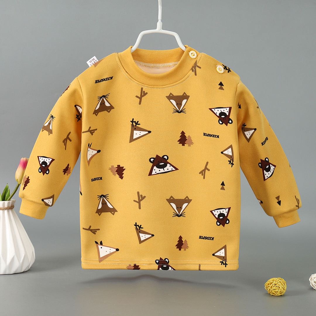 Baby Fleece Warm Single Coat For Boys And Girls Single Coat For Children 0-4 Years Old Warm Underwear 1 Baby Autumn Coat