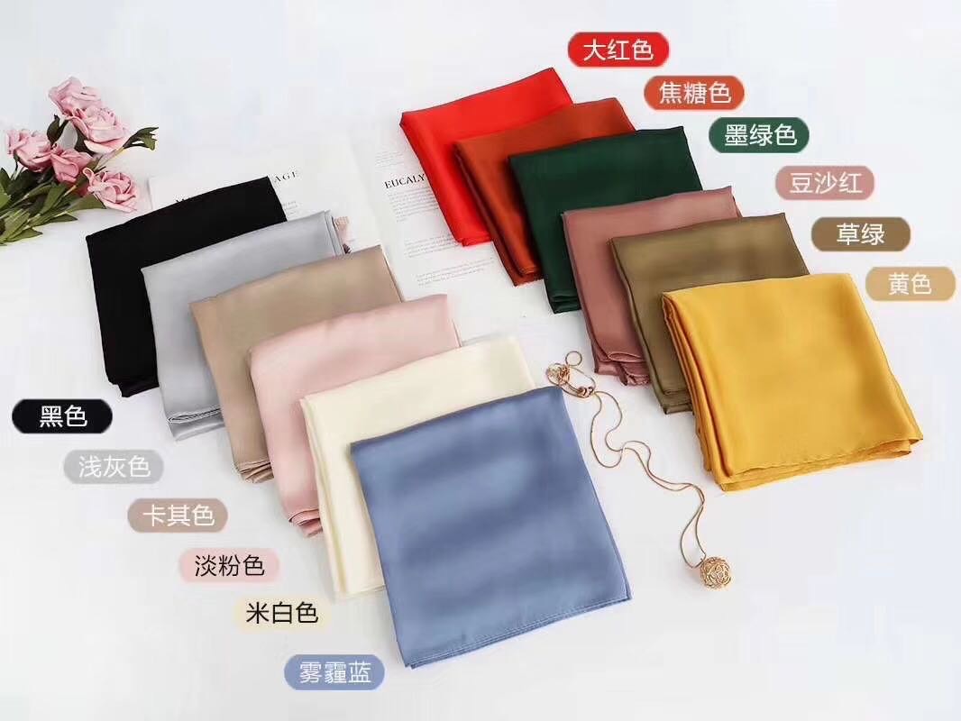 Classic Casual Fashion Scarf Scarf Dual Purpose Small Square Scarf Specification drawing