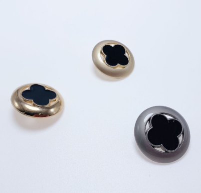 Direct Fashion Men's And Women's Shirt Cufflinks Metal Point Oil Buttons Specification drawing