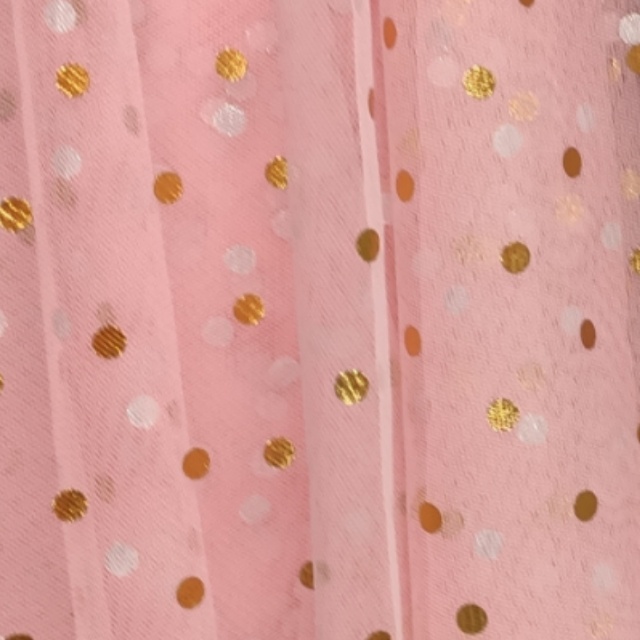 烫金小圆点网布服装布装饰布多色可选价格面议细节图