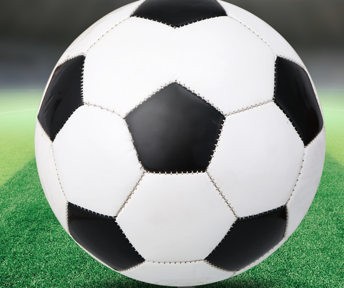 厂家直销儿童足球机缝足球4号5号足球六色可选耐磨足球体育用品图