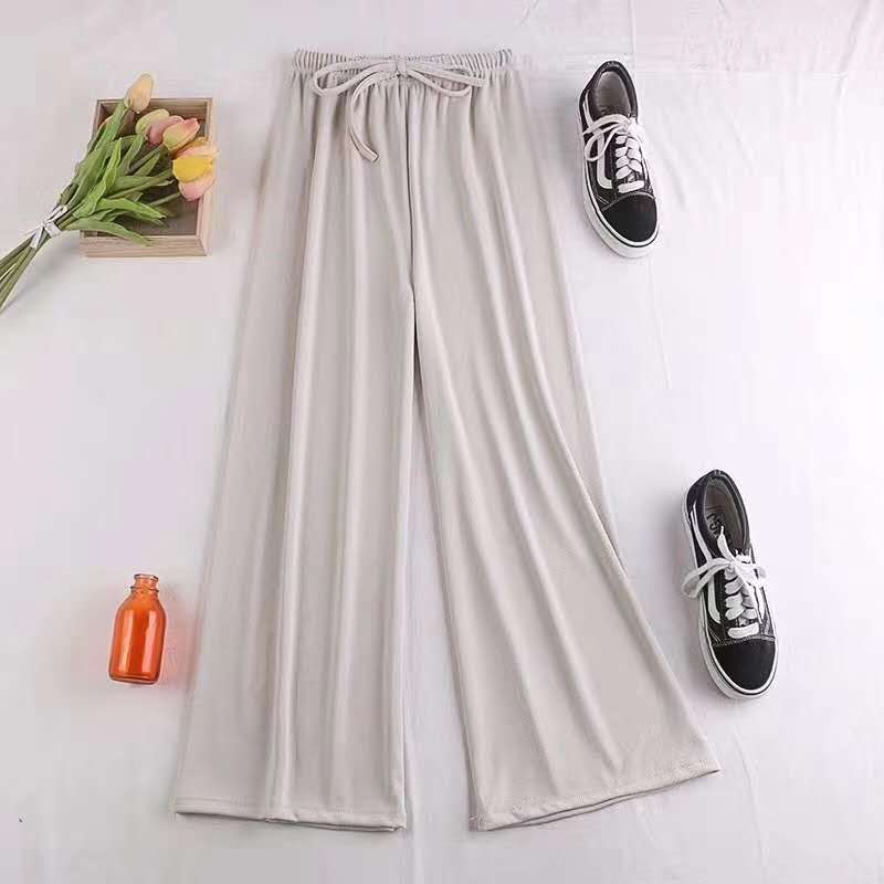 Senior Fashion Lazy Casual Air Pants Casual Hanging Wide Leg Pants For Women Specification drawing
