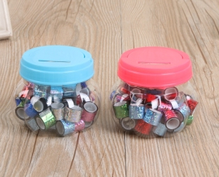 装饰贴纸盒装创意可撕胶布彩色专用胶带细节图