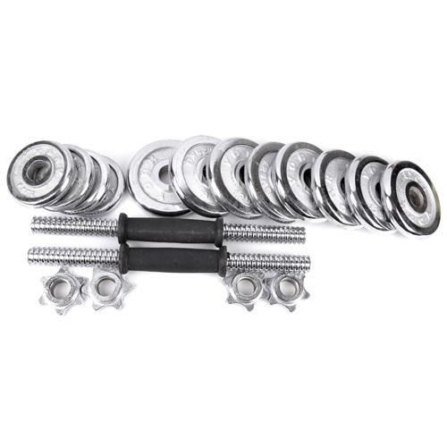 Boxed electroplated handbell 15KG detachable boxed electroplated dumbbell details Picture