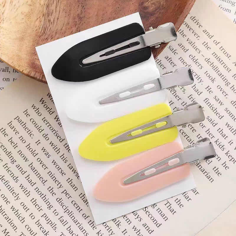 Japanese side clip accessories, seamless bangs clip headwear, hair clips, zoned positioning clip leaves, seamless hair clips, hair accessories details Picture