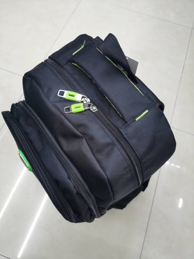 新款韩系大容量帆布多功能双肩电脑包产品图