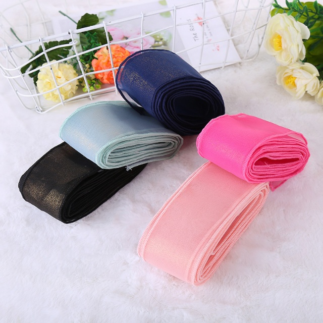 New style shooting yarn bronzing lock edge with colorful lace ribbon DIY manual decoration thumbnail