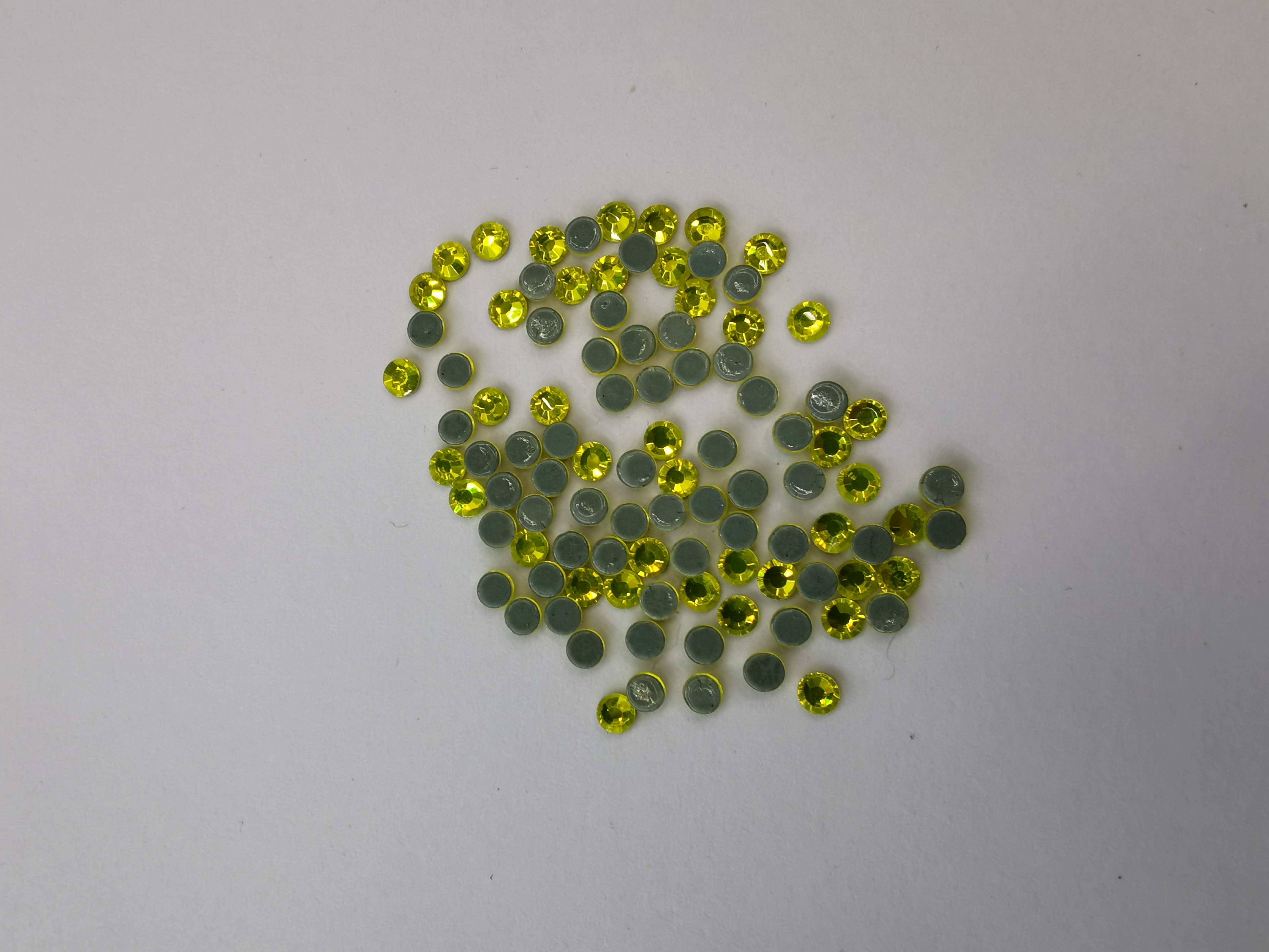 柠檬黄SS20仿奥钻精品钻平底钻美甲钻DIY钻产品图