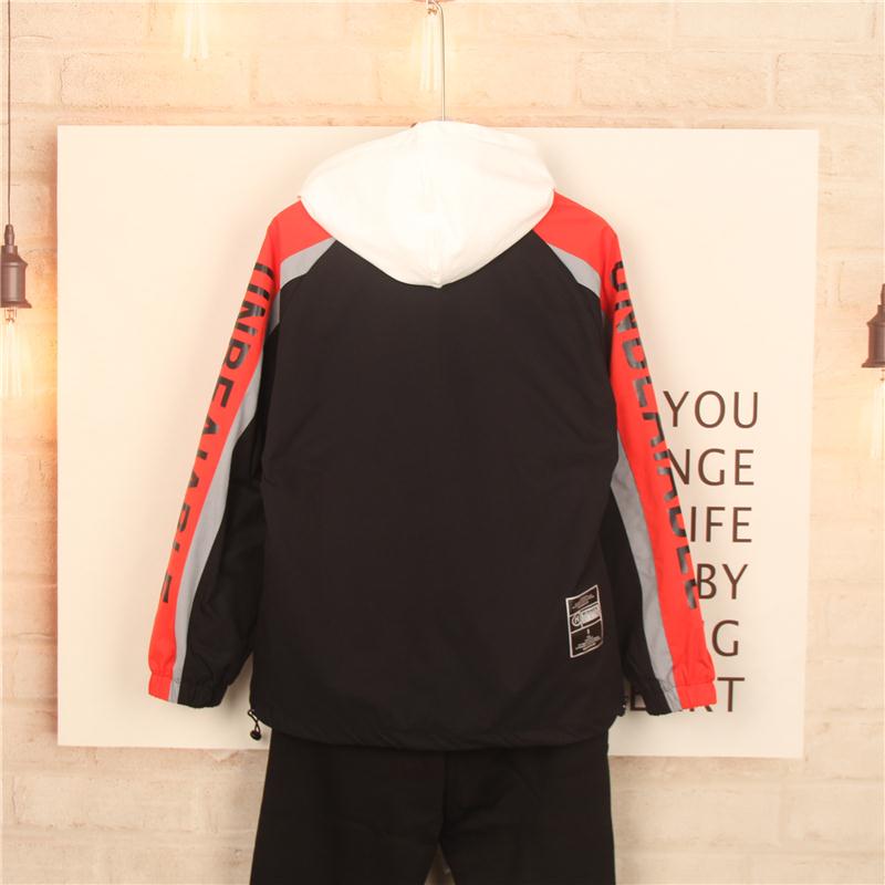 春秋款中大童韩版休闲宽松潮流薄款外套风衣童装细节图