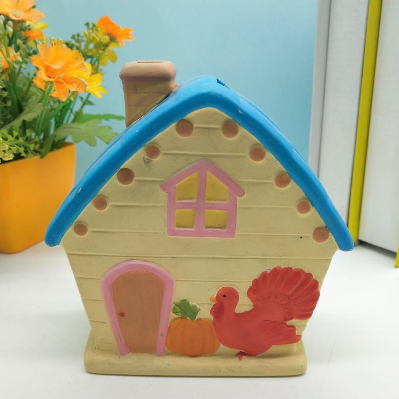 小房子手工diy存钱罐雪花啤酒立体储蓄罐