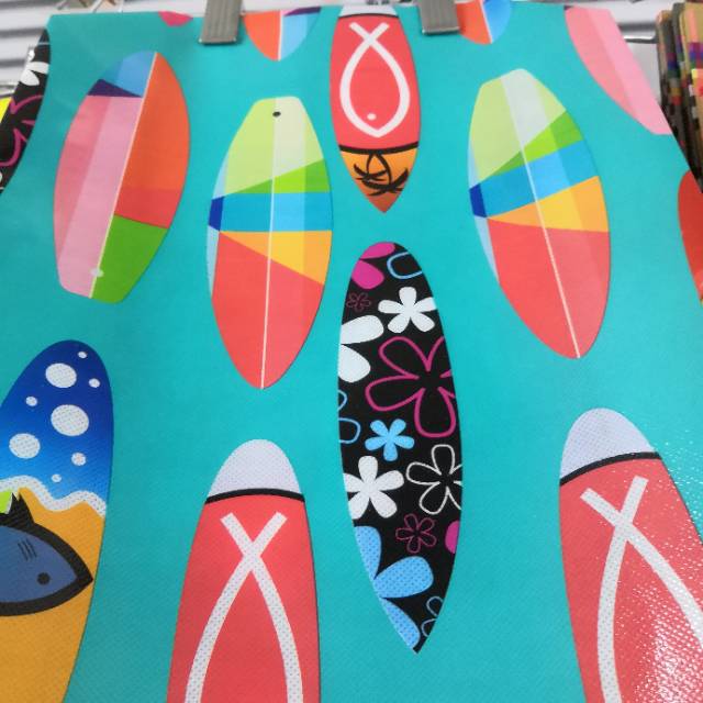 无纺布购物袋包装袋平口袋厂家直销现货批发印花款环保袋产品图