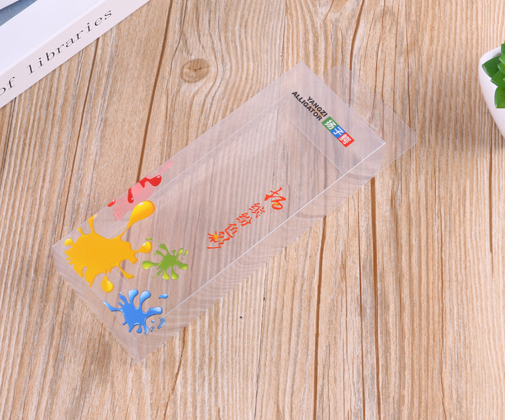 透明款多彩印花长方体形状包装盒高透明吸塑俊塘吸塑包装出品细节图