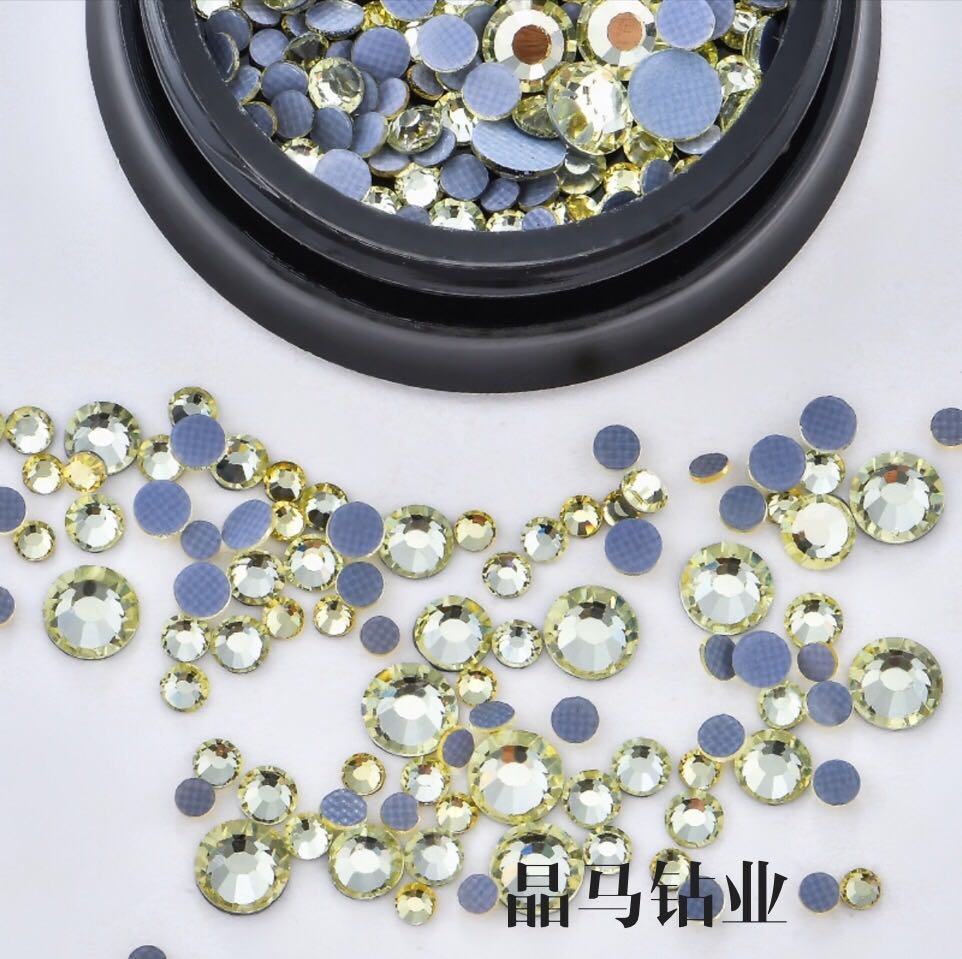 Crystal Yellow SS20 Imitation Austrian Diamond, Fine Diamond, Nail Polish Diamond, DIY Diamond details Picture