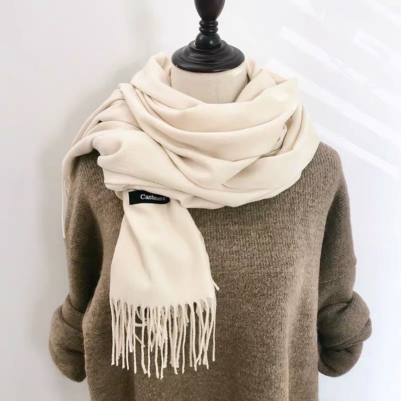 Women's Scarf With Casual Autumn And Winter Explosive Shawls Classic Long Neck Specification drawing