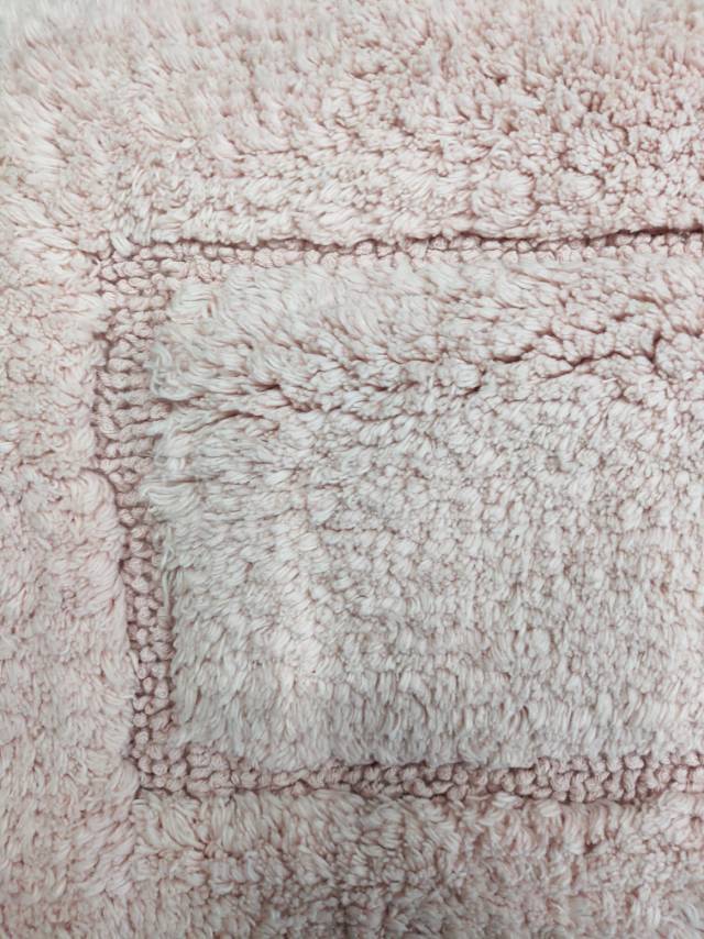 All-cotton light powder floor mat in practical application scenarios