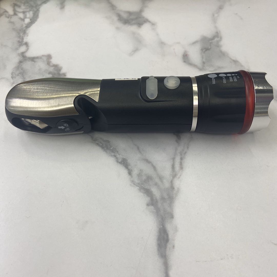 神火强光手电筒充电超亮远射led小便携家用户外工具刀产品图