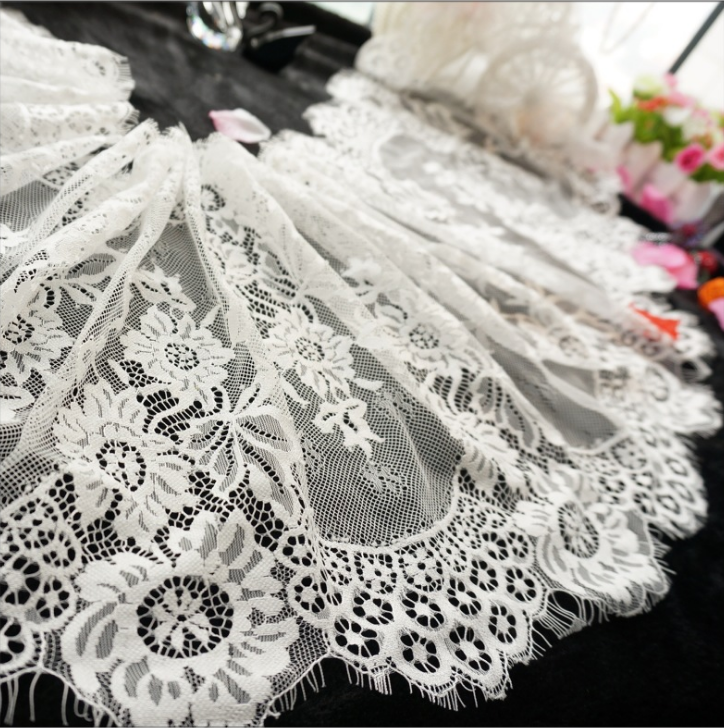 High-quality new 43cm eyelash lace dress, lace lace lace details Picture