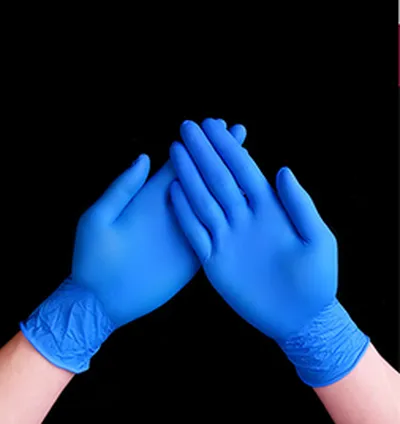 Latex Latex Protective Gloves Disposable Powder-Free Thickened Waterproof Rubber Gloves