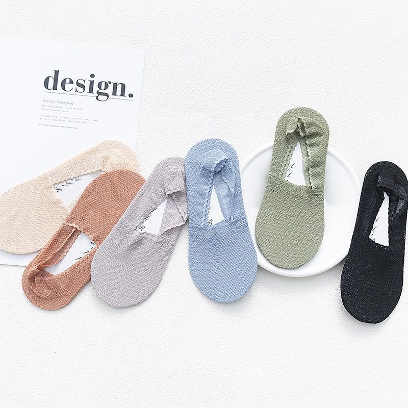 厂家直销新款女士纯棉隐形袜船袜
