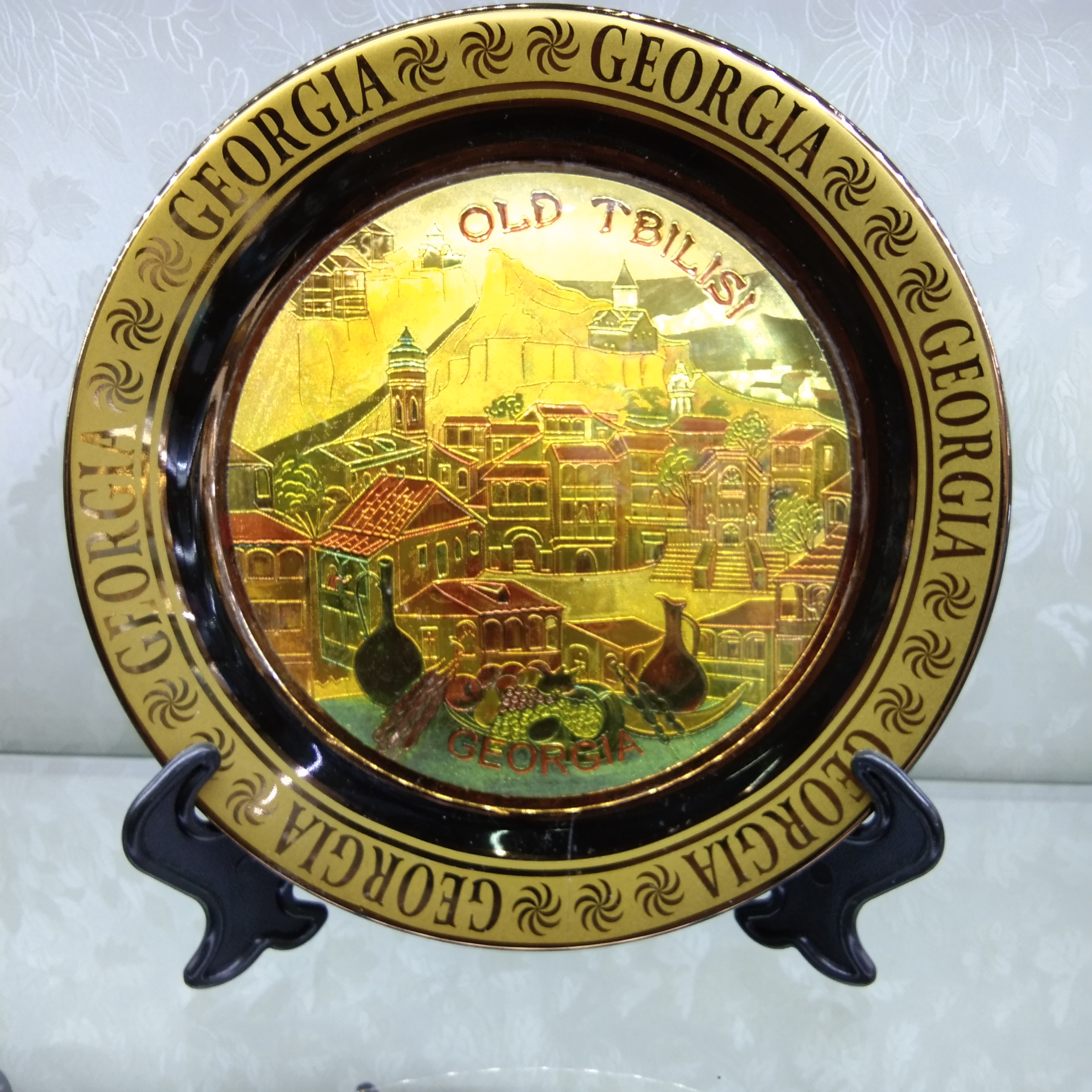 7946 is a globally popular tourist souvenir. Special ceramic commemorative plate for home decoration 020