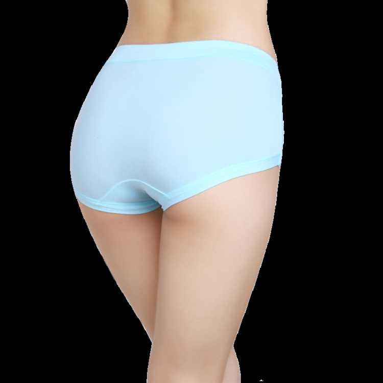 Women's Mid-Waist Slim Cotton Underwear Large Stretch Comfortable Breathable Underwear Series Specification drawing