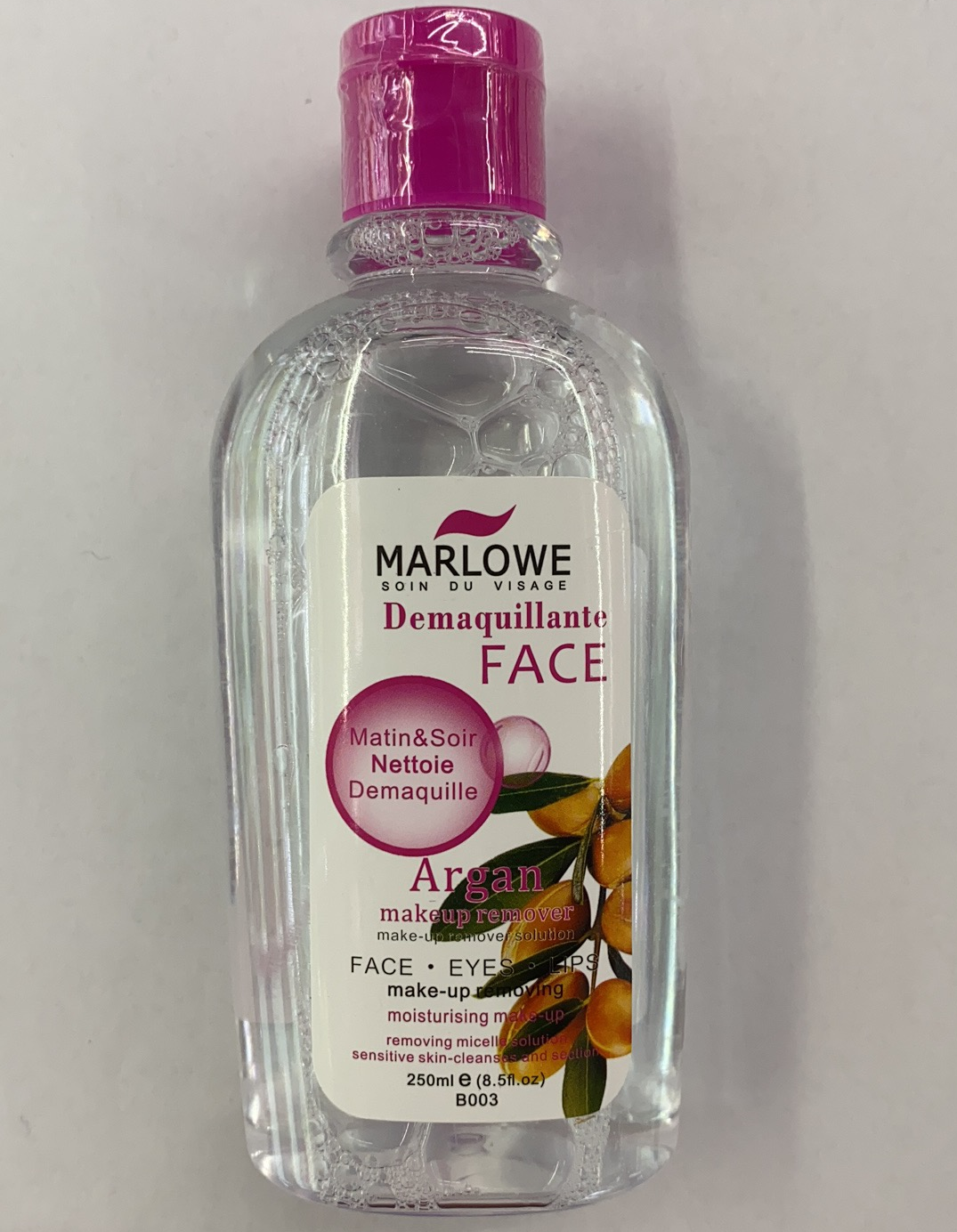 摩洛哥坚果油卸妆水坚果油精华250mlB-003