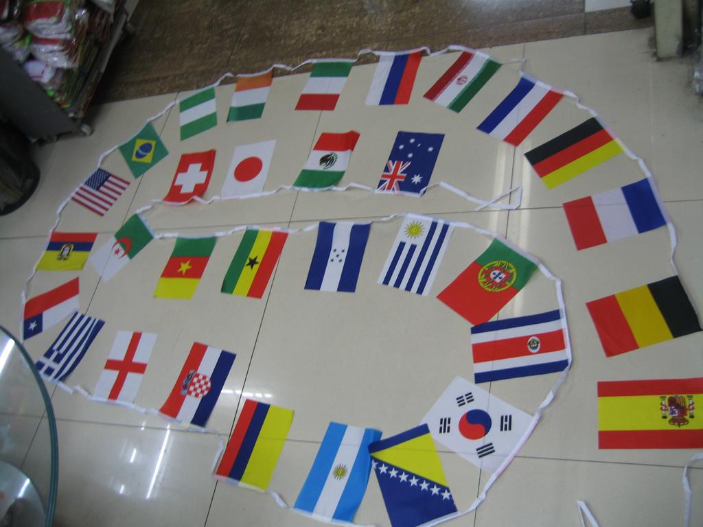 世界杯32强串旗贴纸脸贴量大从优产品图