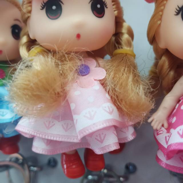 Confused Doll Keychain Cute Princess Girl Bag Hanging Accessories Specification drawing