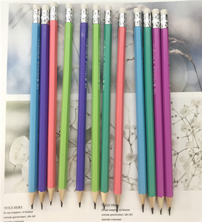 Yaron Culture Student Stationery Office Culture Writing Tool Pencil Cute Burger Cartoon Hb Pencil 12 Sets details Picture