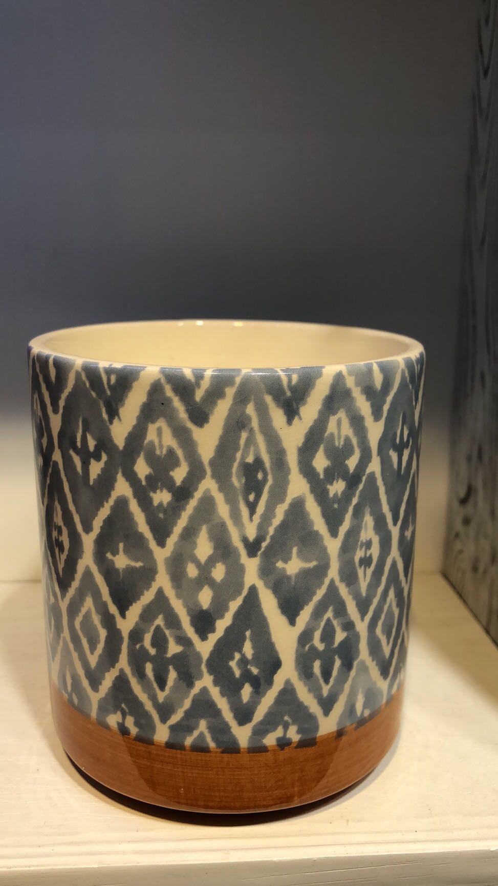 陶瓷棱形图案杯子工艺品蜡烛家居装饰道具礼品产品图