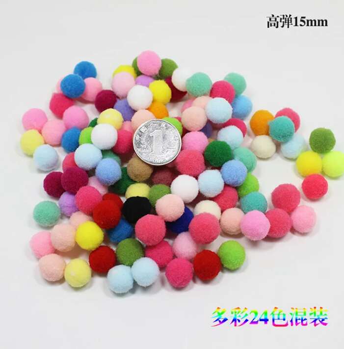 高弹毛球装饰配件配饰厂家直销产品图