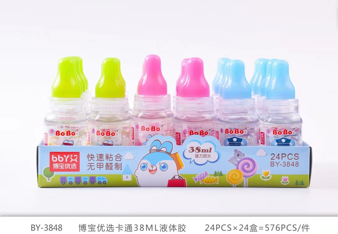 Factory direct sales of children's special cartoon super sticky liquid glue full figure
