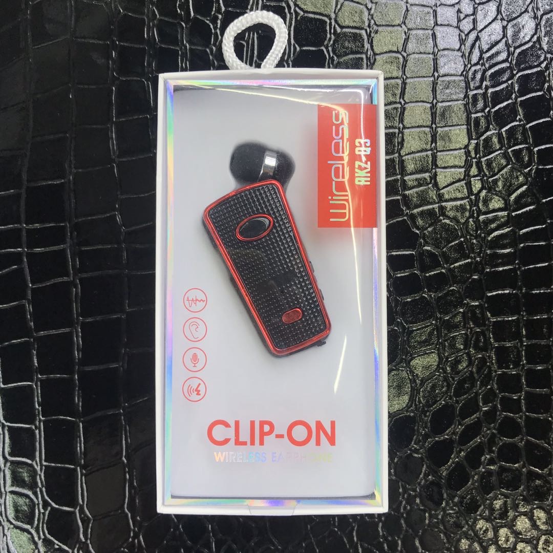 Collar clip conector bluetooth auriculares estéreo split gran capacidad multifunción coche inalámbrico bluetooth auriculares