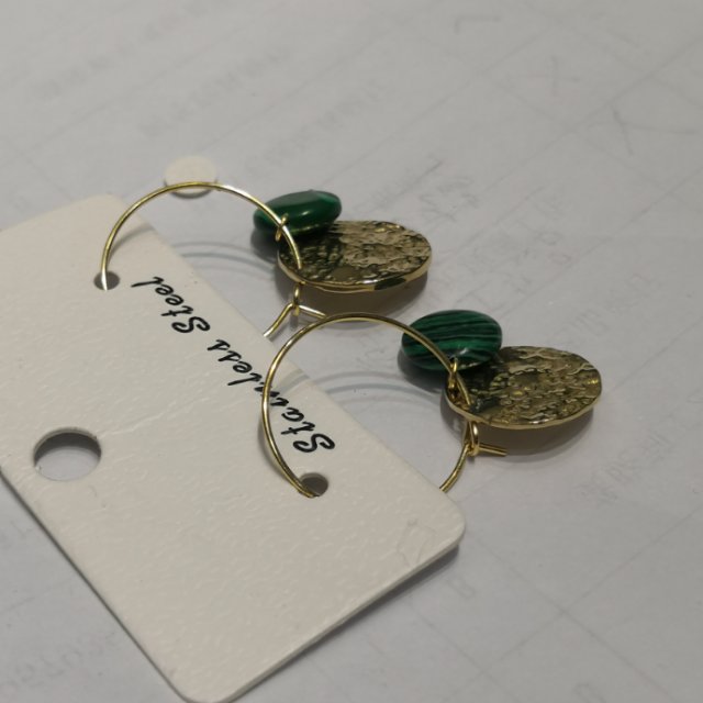 欧美风贝壳耳饰外贸出口耳环钢针防敏细节图