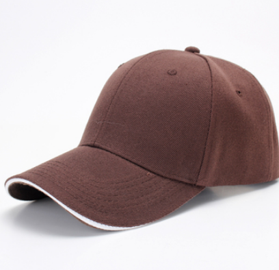 咖啡色鸭舌帽定制男士棒球帽子女广告工作帽遮阳太阳帽定做印字刺绣logo