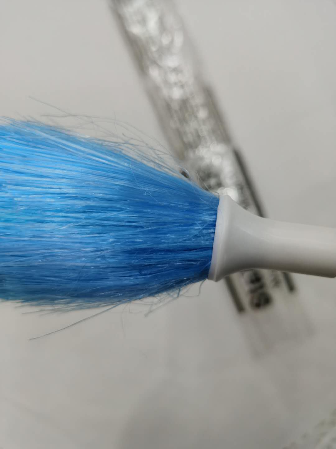 Electrostatic Retractable Car Dust Remover Colored Feather Duster Specification drawing