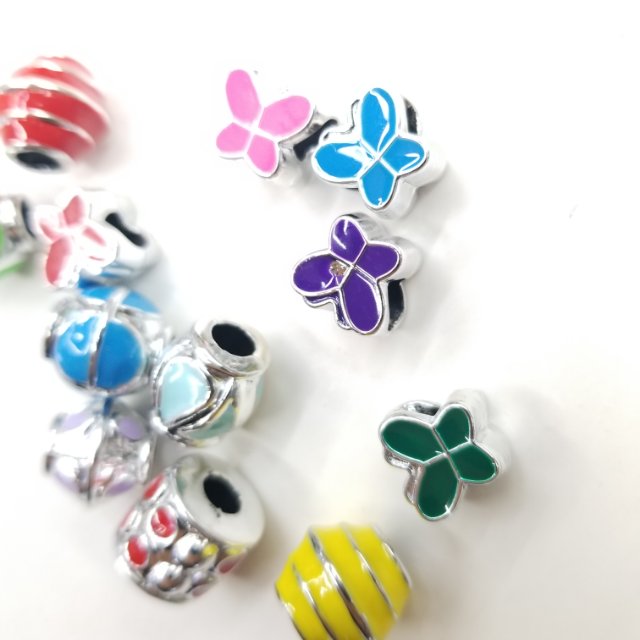 日韩爆款彩色花样珠子服饰首饰头饰配件饰品细节图