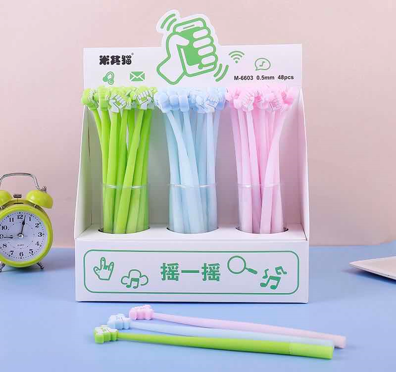 Personalized and creative soft silicone, shake the student pen