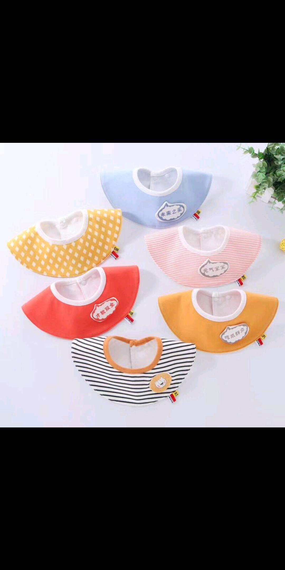 Baby Saliva Towel 360 Degree Rotation Baby Bib Waterproof Bib Autumn And Winter Korean Version Of Foreign Style Scarf Pure Cotton