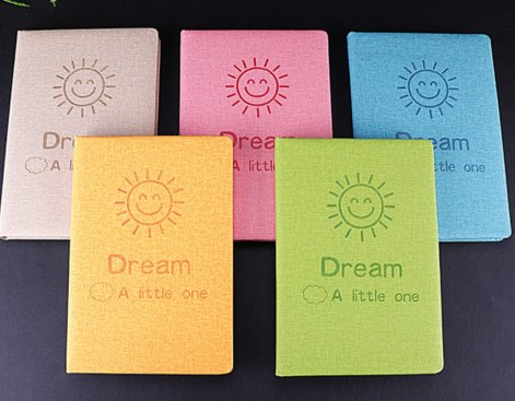 Cover smiley face notebook notepad student assignment diary thumbnail