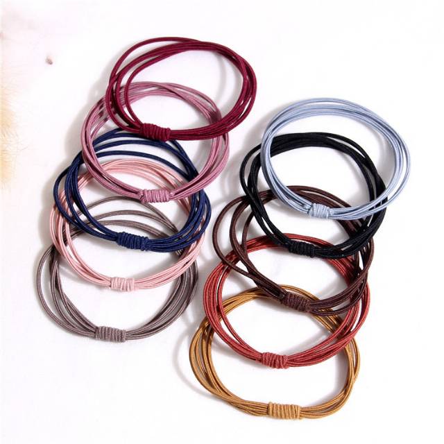 The popular hair tie with a hair band, a Korean fresh and unique hair band, a simple forest girl style and a cute girl's favorite hair tie Specification image