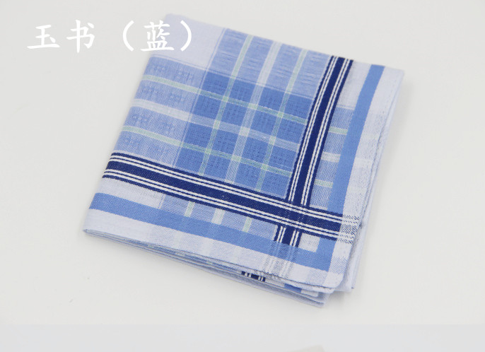 Pure cotton handkerchiefs for men and women, all-cotton handkerchiefs, thick, soft and simple handkerchiefs