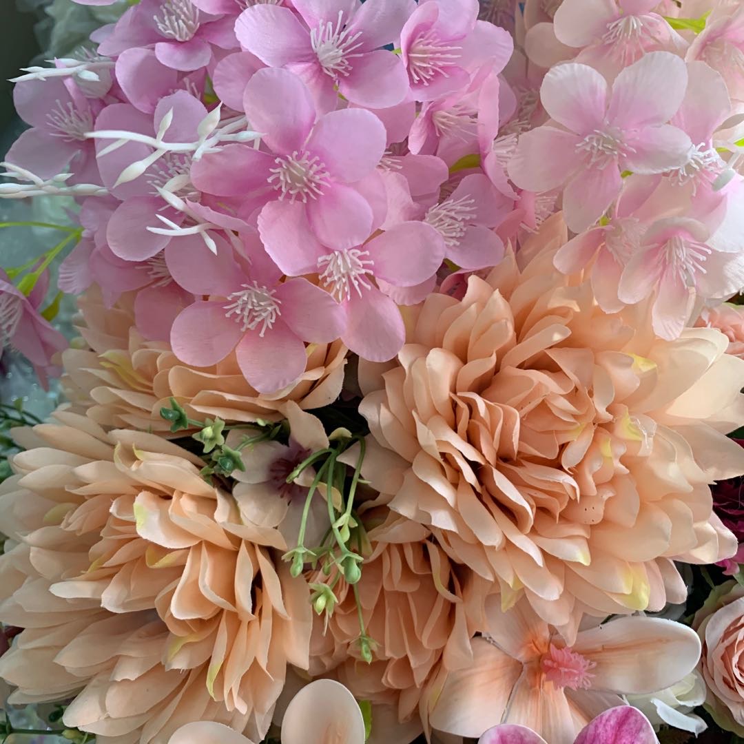 假花仿真花配件配饰自然花朵塑料花