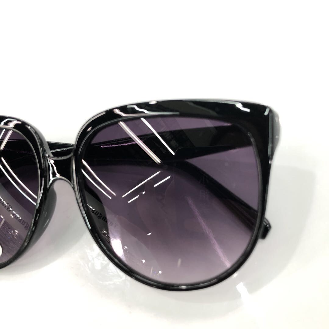 大边框护目太阳镜圆脸大脸潮个性偏光显瘦墨镜产品图