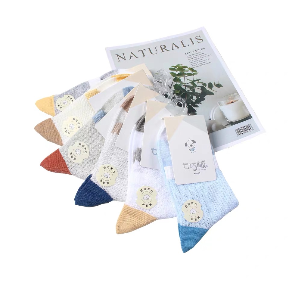 7809 Qiqiao Board Children's Socks, thin style for spring, autumn and Summer details Picture
