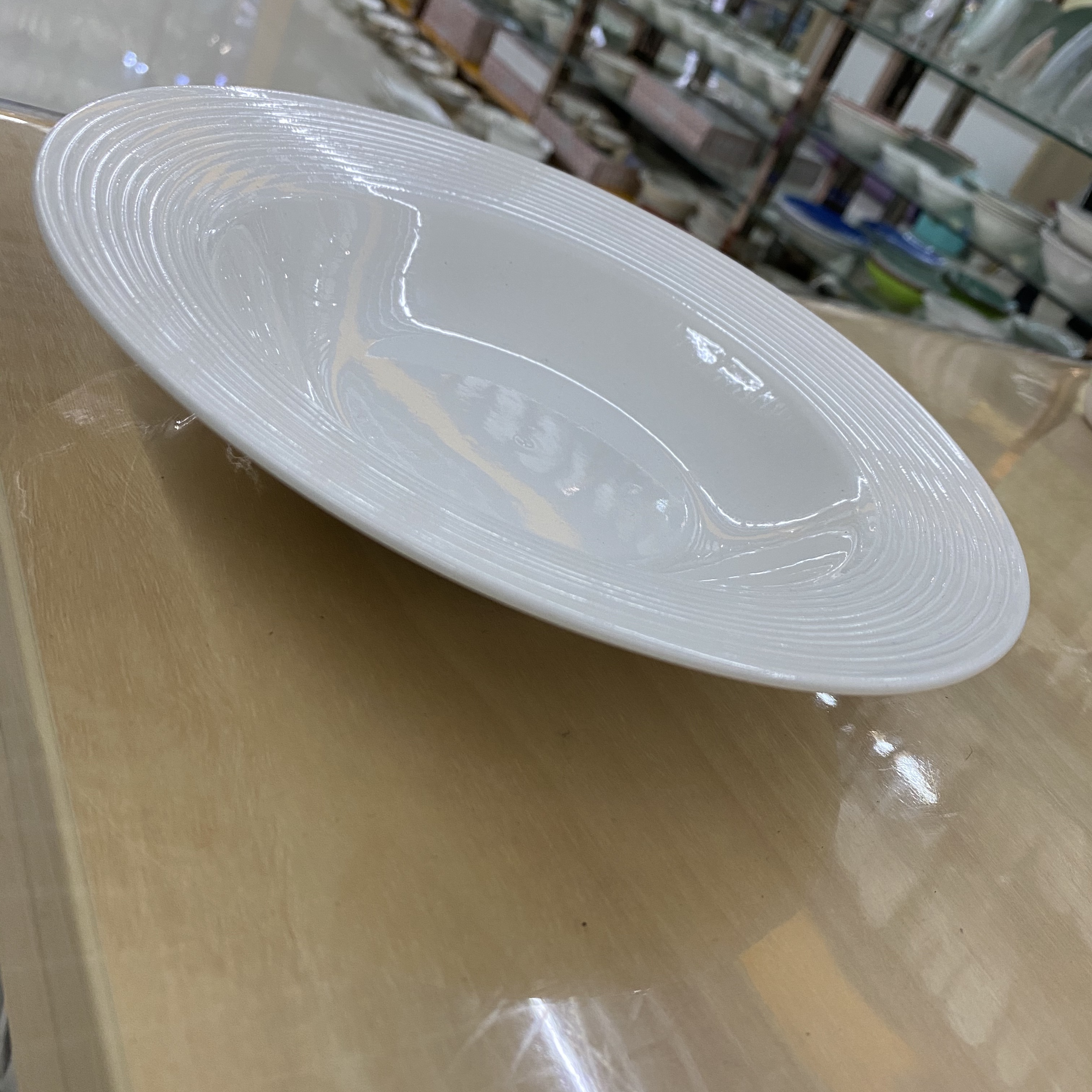7.5-inch relief flat plate.60 pieces per box, factory direct sales, wholesale and retail in stock, offline physical store. Please consult first details Picture
